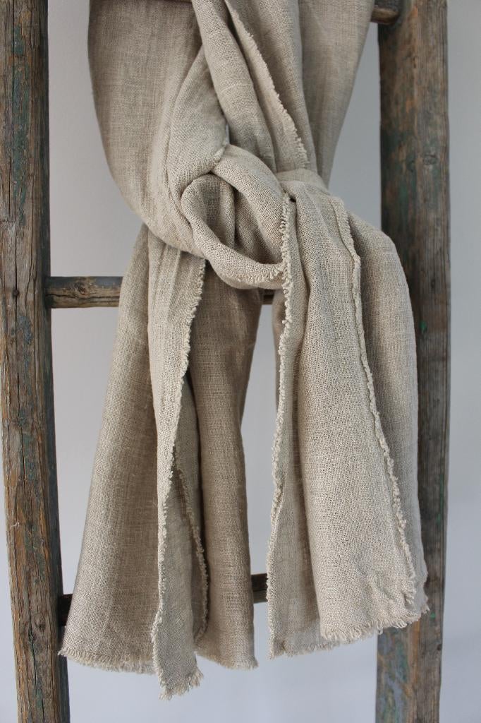 Stoere shabby linnen doek / loper 65 x 185 *Pronck & Praal*, Ophalen of Verzenden, Nieuw