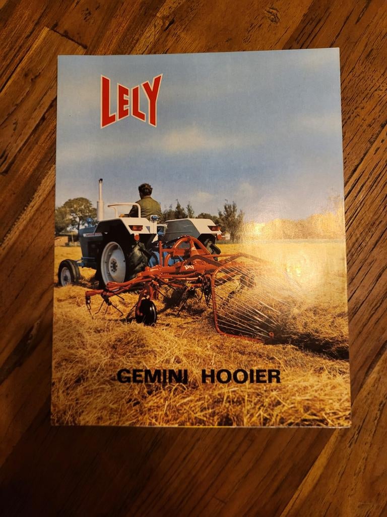 tractor folder Lely GEMINI HOOIER, Ophalen of Verzenden, Zo goed als nieuw