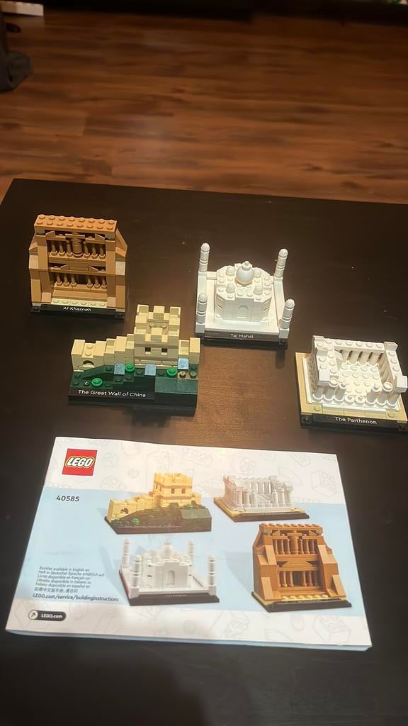 LEGO Wonderen van de wereld (40585), Ophalen, Overige thema's, Lego, Compleet