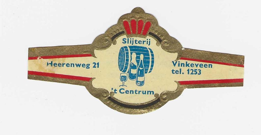 abonnee 1 -1012- slijterij  t centrum  vinkeveen, Ophalen of Verzenden, Luciferdoosjes of -merken