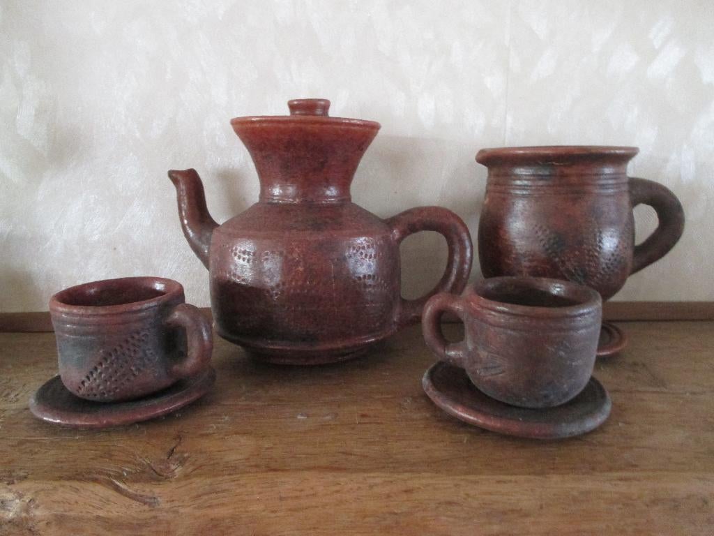 serviesje afrikaanse ambacht, Ophalen of Verzenden