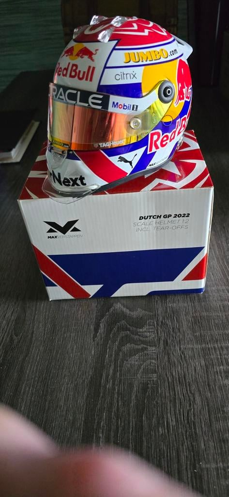 Max Verstappen 1:2 helm Zandvoort GP 2022, Verzamelen, Ophalen of Verzenden