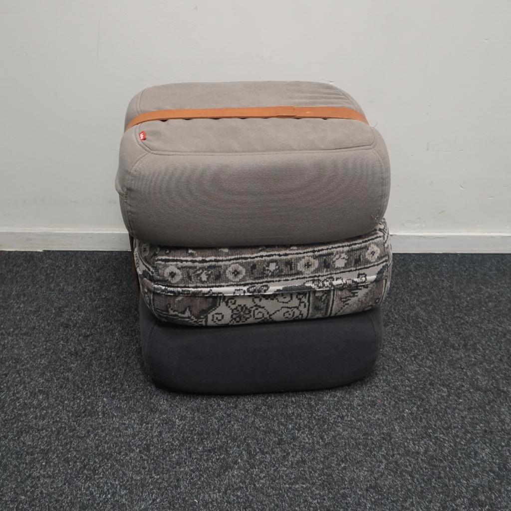 Baboesjka | Fatboy | Poef | Zitkussen | Ali baba taupe, Minder dan 50 cm, Gebruikt, -, Vierkant