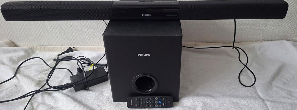 Philips HTL3140B/12 Soundbar met draadloze subwoofer, Ophalen of Verzenden