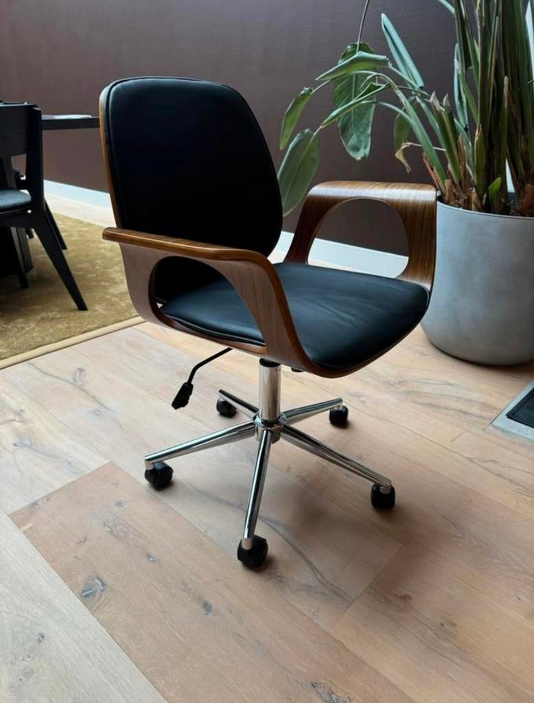 Bureau stoel, Ophalen, Gebruikt, Zwart