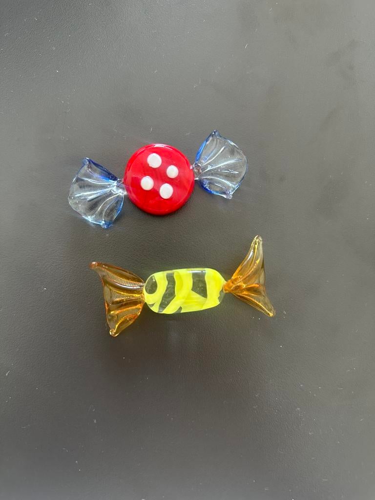 Glasgeblazen Murano snoepjes, Ophalen of Verzenden