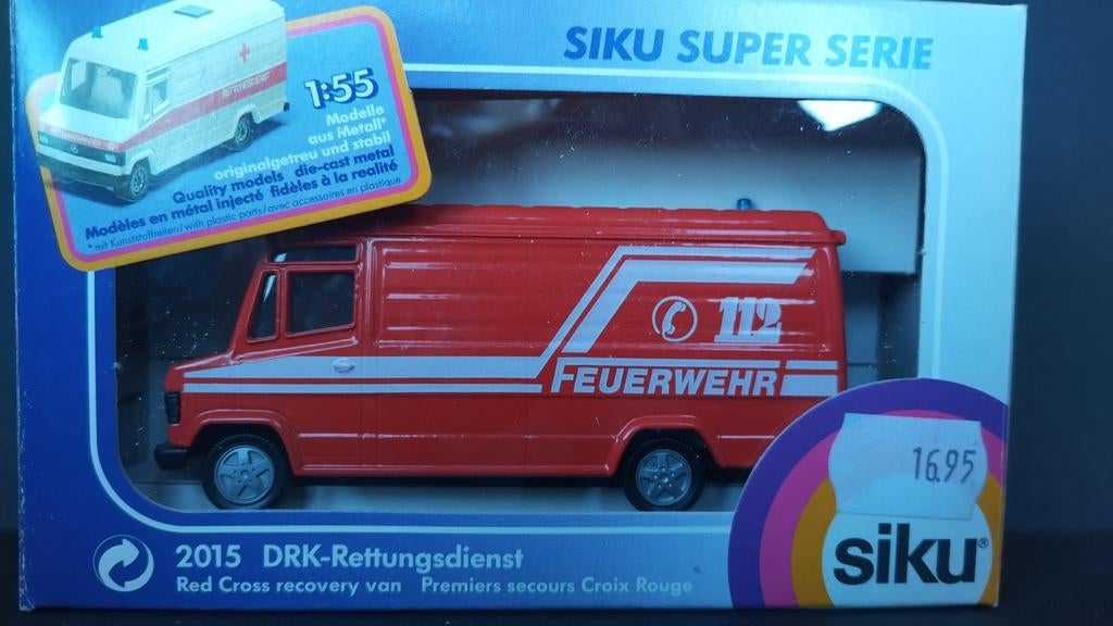 Mercedes Benz 809 Feuerwehr 112 Siku 2015 Pol, Schlittenbacherstrasse 60 Lüdenscheid Germany, Auto, Verzenden, Nieuw