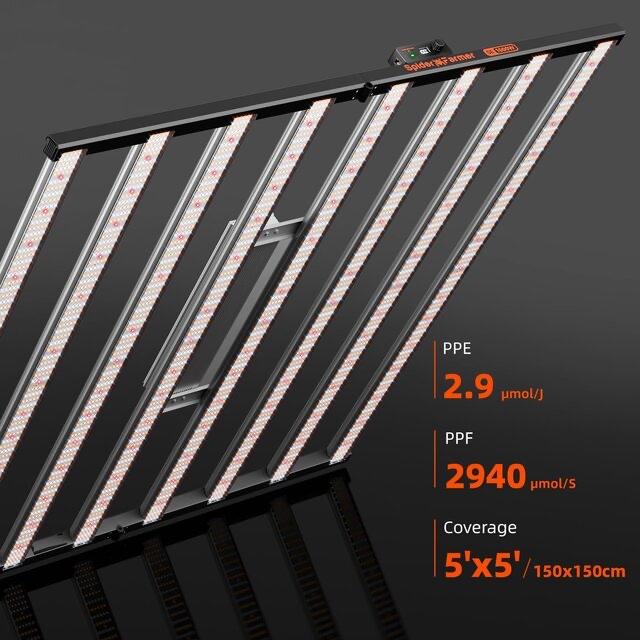 Spider Farmer SE1000W LED kweeklamp, Ophalen of Verzenden, Zo goed als nieuw, Kweeklamp