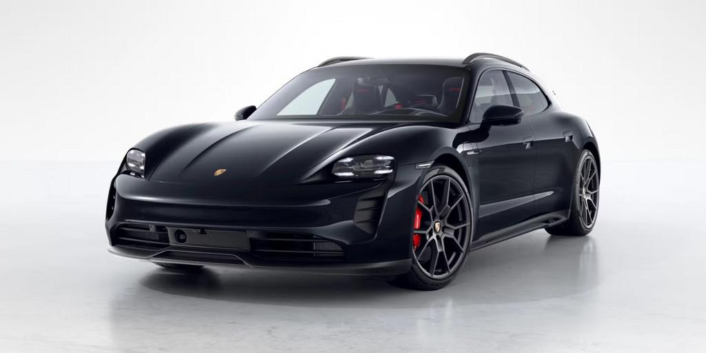 Porsche Taycan GTS Sport Turismo, Stof, Gebruikt, 124 €/maand, Met garantie (alle)