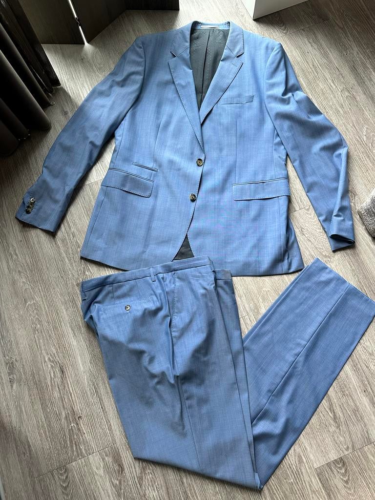 Nieuw Hugo Boss Reda 110 Kostuum - Lichtblauw - XXXL, Kleding | Heren, Ophalen of Verzenden, Nieuw, Overige maten, Blauw