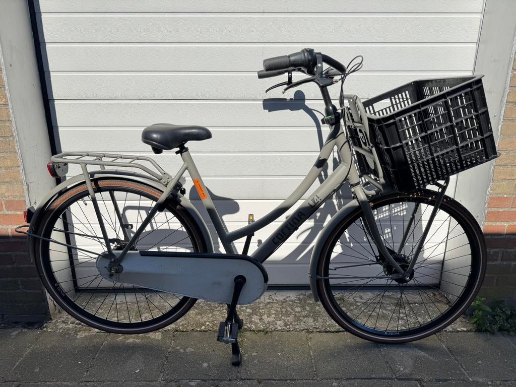 Cortina u4 transporter 28 inch 50’ RN7 Quartz grey Matt, Fietsen en Brommers, Fietsen | Meisjes, Ophalen, Zo goed als nieuw, 26 inch of meer