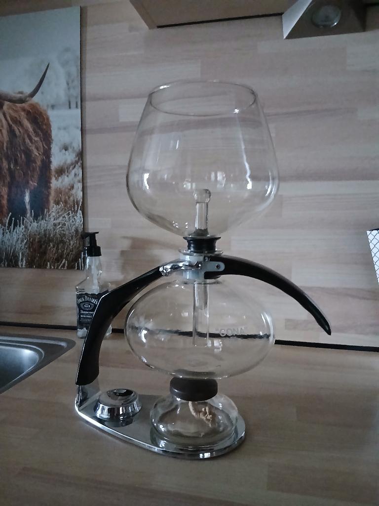Cona Size D-Genius All Glas koffiezetter/koffiemaker., Overige modellen, Gemalen koffie, Ophalen of Verzenden, Zo goed als nieuw