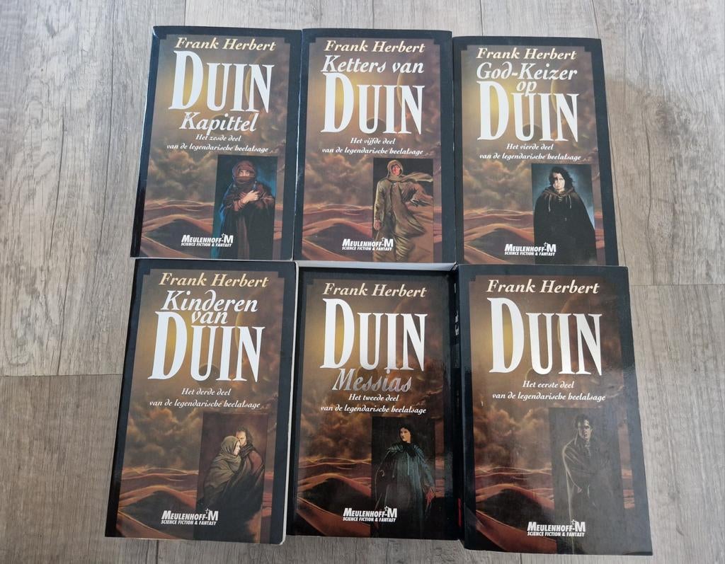 Boeken duin deel 1 tm 6 frank herbert heelalsage dune, Boeken, Fantasy, Ophalen of Verzenden, Zo goed als nieuw