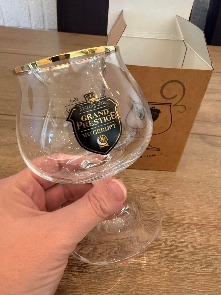 Hertog Jan Grand Prestige Vatgerijpt Bierglas - Nieuw, Huis en Inrichting, Keuken | Keukenbenodigdheden, Nieuw, Overige typen