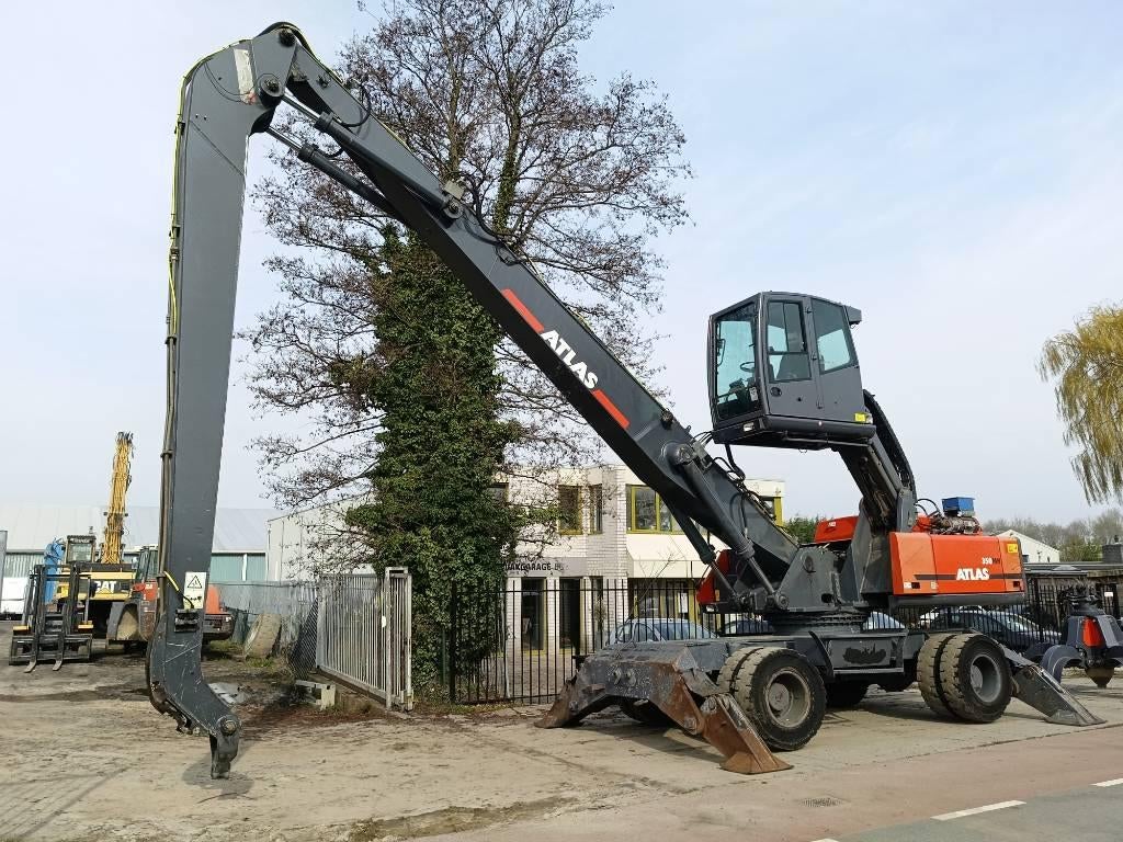 Atlas 350 MH overslag kraan waste handler umslag bagger, Kraan