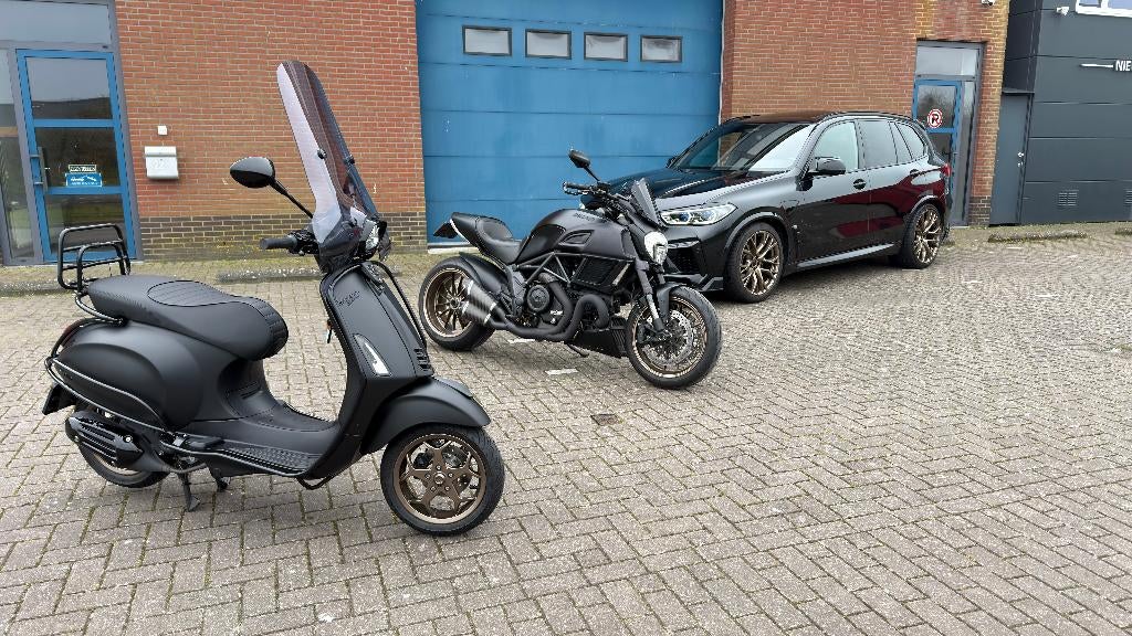 Vespa Sprint Notte zeer weinig km's, Ophalen, Overige modellen, Zo goed als nieuw, Benzine