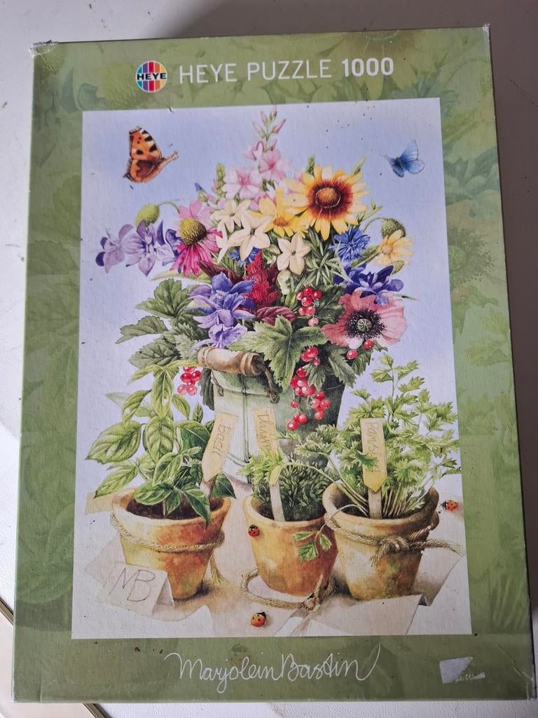 Legpuzzel Heye Marjolein Bastin 1000 stukjes compleet, Hobby en Vrije tijd, Denksport en Puzzels, Ophalen, 500 t/m 1500 stukjes
