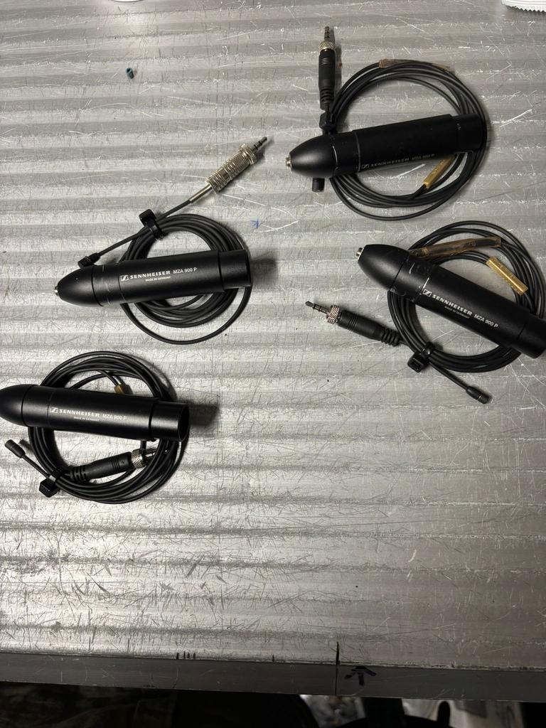 4x Sennheiser MZA 900P incl 4x sennheiser MKE 2 EW-3, Muziek en Instrumenten, Microfoons, Info@sennheiser.nl, 1234AB, Ophalen of Verzenden