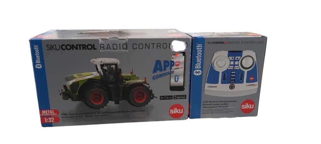 Siku 6788,6730 Control Claas Xerion 5000 jubileummodel25jaar, Ophalen of Verzenden, Nieuw, Tractor of Landbouw, SIKU