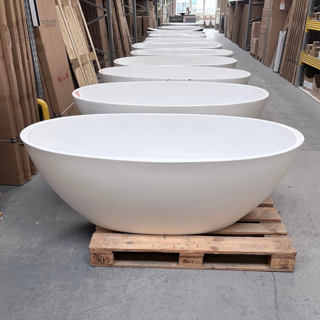 Spotgoedkoop Vrijstaand Ligbad MAT – Nieuw 170/82/58 nr281, Ophalen of Verzenden, Nieuw