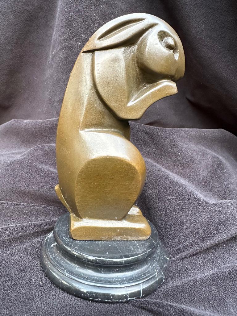 Konijn/Haas. brons, Ophalen of Verzenden, Brons, Beeld