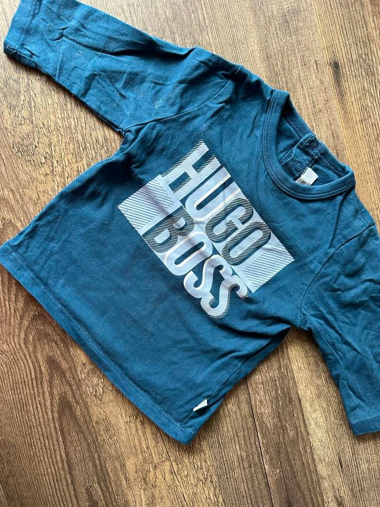 Hugo Boss longsleeve maat 68, Kinderen en Baby's, Ophalen of Verzenden, Zo goed als nieuw, Jongetje, Shirtje of Longsleeve