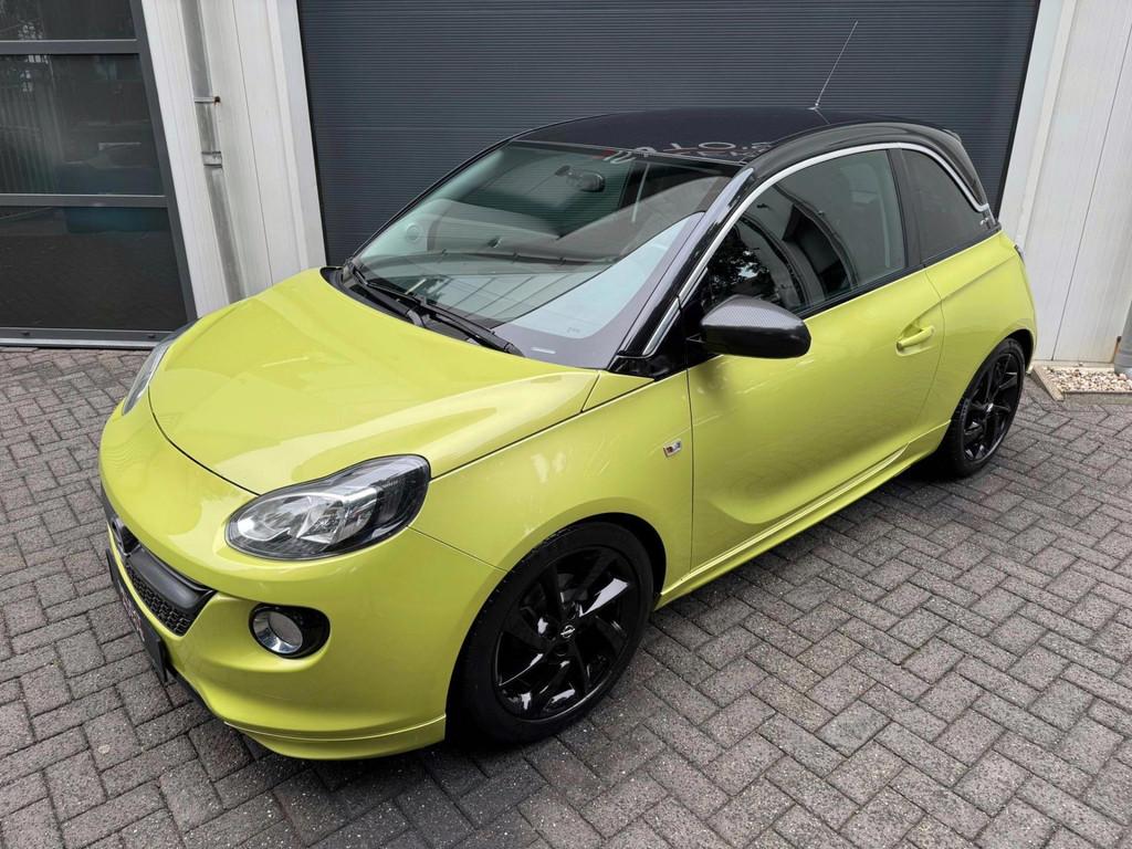 Opel ADAM 1.4 Slam 101 Pk Climate/Cruise/Bluetooth/Leder/17, Gebruikt, Zwart, 4 stoelen, Leder en Stof