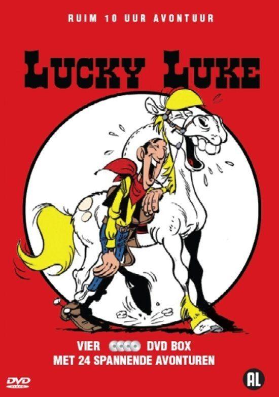 Lucky Luke box - Ruim 10 uur - 4 disc, Cd's en Dvd's, Dvd's | Tekenfilms en Animatie, Verzenden, Boxset, Zo goed als nieuw, Alle leeftijden