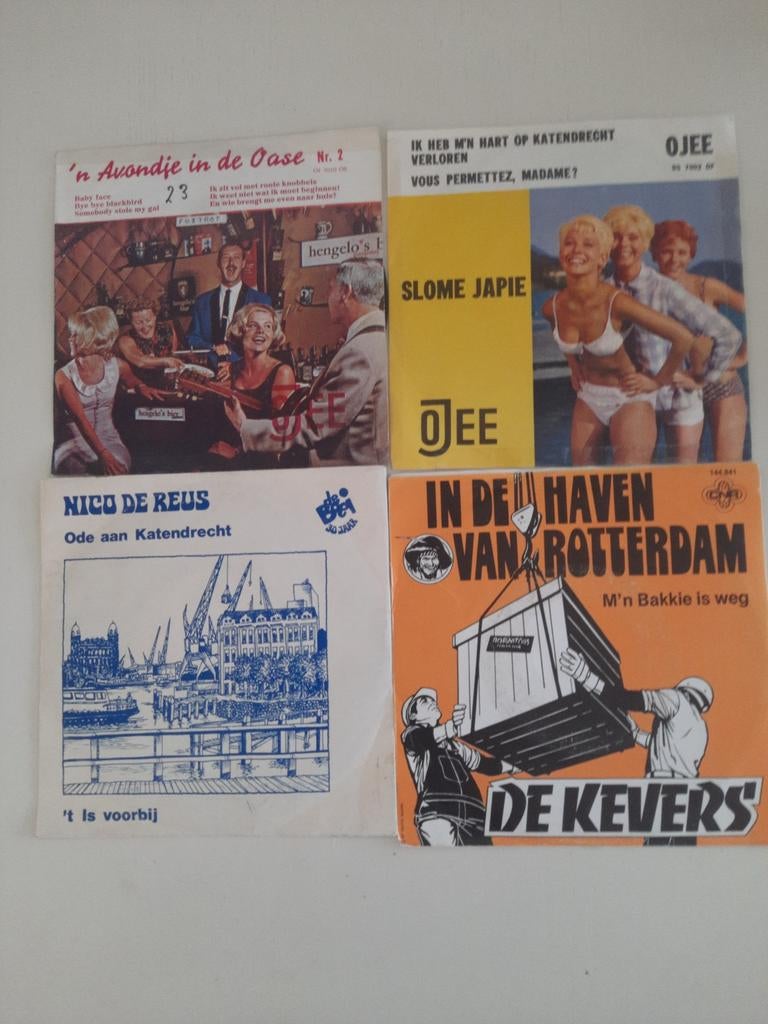 15x vinyl singels van Rotterdam, Ophalen of Verzenden, Zo goed als nieuw, Overige onderwerpen