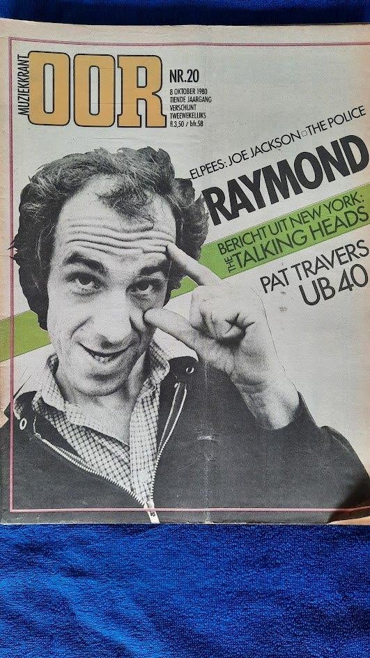 OOR 20-1980 Groenewoud Talking Heads Travers Joe Jackson, Ophalen of Verzenden, Zo goed als nieuw, Muziek, Film of Tv