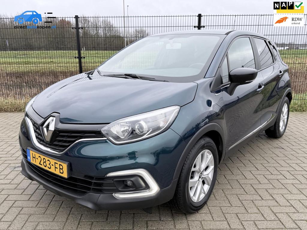 Renault Captur 0.9 TCe Limited | NAV | keyless| Carplay | LM, Voorwielaandrijving, 898 cc, Stof, Gebruikt