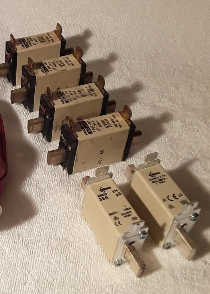 6 Mespatronen 25A/35A/50A, Ophalen, Nieuw