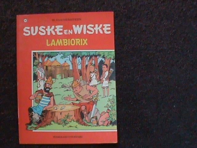 Suske en Wiske Lambiorix 1e druk 1973 met sticker, Eén stripboek, Ophalen of Verzenden, Zo goed als nieuw
