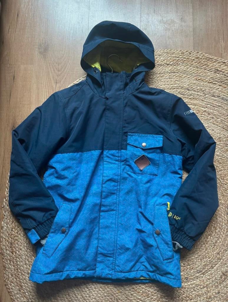 Blauwe Protest Fink JR ski jas voor jongens - maat 152, Kinderen en Baby's, Kinderkleding | Maat 152, Ophalen of Verzenden, Zo goed als nieuw