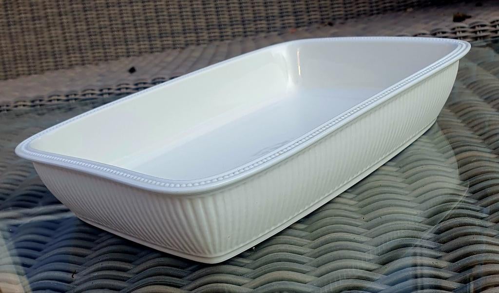 Wedgwood Windsor klassieke rechthoekige ovenschaal, Ophalen of Verzenden, Wedgwood, Porselein, Schaal of Schalen
