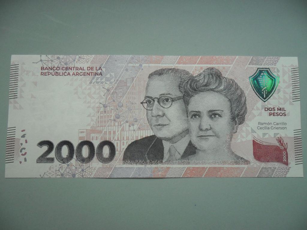 Argentinië #368-1 [ND} / 2000 pesos UNC, Verzenden, Zuid-Amerika, Los biljet