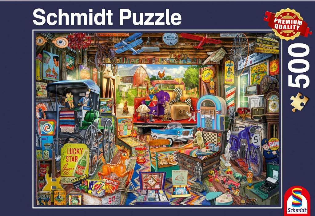 Schmidt - Aimee Stewart - Kofferbakverkoop - 500 stukjes, Ophalen, 500 t/m 1500 stukjes, Zo goed als nieuw, Legpuzzel