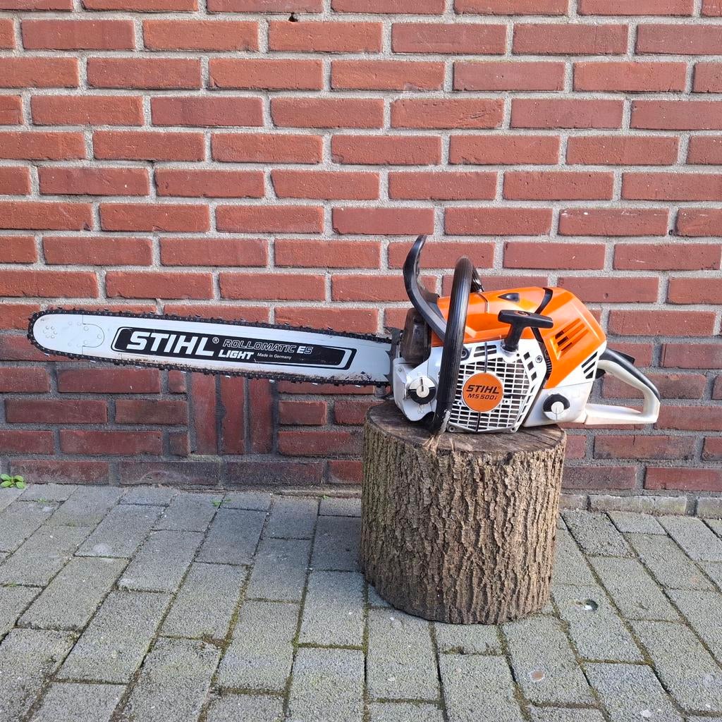 Stihl MS 500i Kettingzaag - Krachtige Professionele Zaag, Tuin en Terras, Hand-tuingereedschap, Zo goed als nieuw, Ophalen of Verzenden