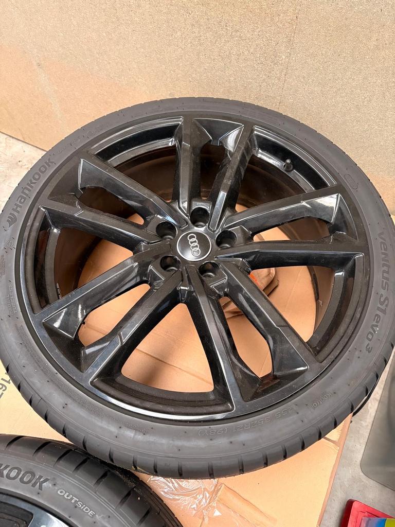 Originele Audi S6 Velgen met lichte gebruikssporen, Auto-onderdelen, Gebruikt, 255 mm, Banden en Velgen, Personenwagen