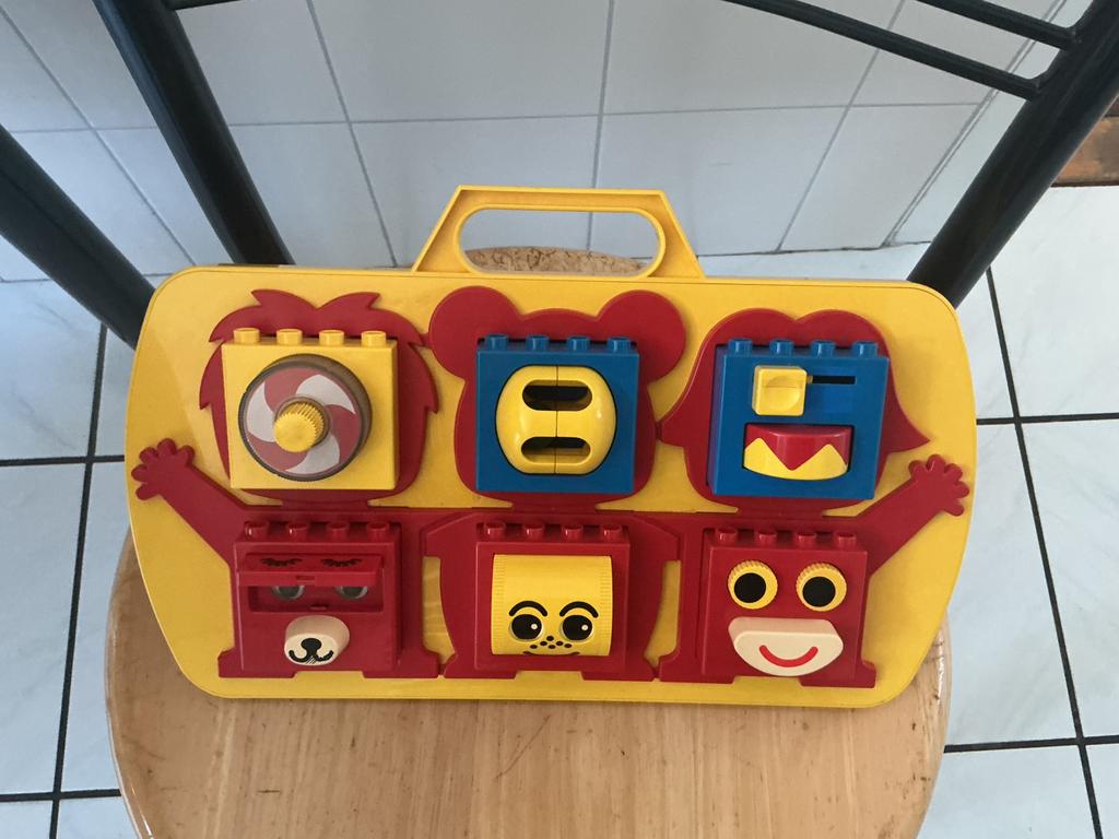 Vintage Duplo boxhanger.met allemaal activiteiten.rolllers., Ophalen, Zo goed als nieuw, Duplo
