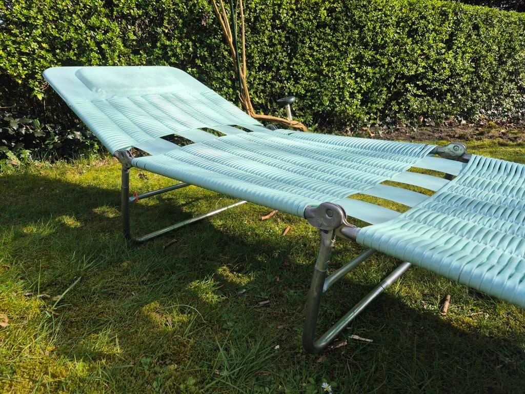 Kurz vintage ligbedden mintgroen kleur, Ophalen, Gebruikt