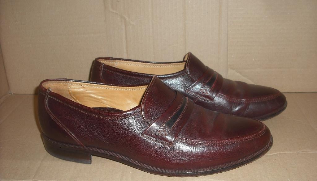 herenschoenen / instappers maat: 41  merk :Van Lier, Loafers, Bruin, Van Lier, Ophalen of Verzenden