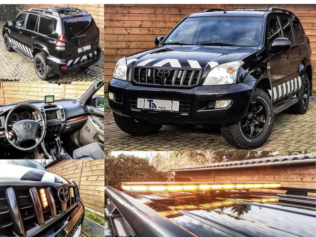 TOYOTA LANDCRUISER 120 SERIE|GOED ONDERHOUDEN|GRIJS KENTEKEN, Auto's, Bestelauto's, Particulier, 4x4, ABS, Achteruitrijcamera