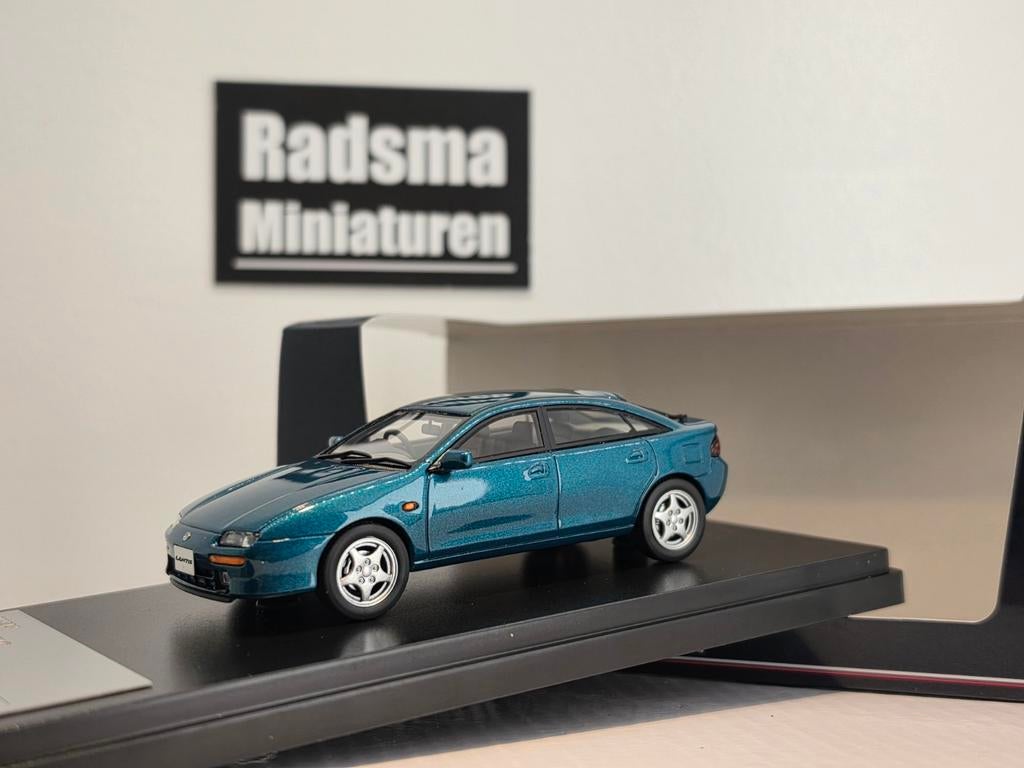 Mazda 323F BA ( Lantis ) Groen - 1:43 Hi-Story, Overige merken, Auto, Nieuw, Ophalen of Verzenden