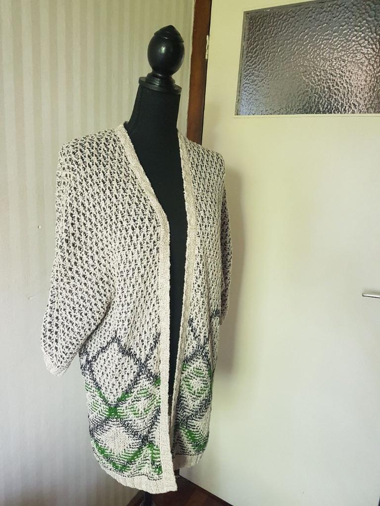 Zgan mooi degelijk dikker boho Ibiza stijl Steps vest S M, Verzenden, Beige, Zo goed als nieuw, Steps