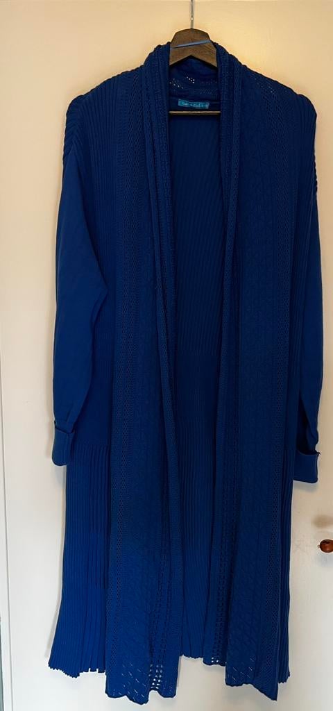 Lien & Giel lang voorjaars / zomer vest xl , xxl, Ophalen of Verzenden, Zo goed als nieuw, Blauw, Trui of Vest