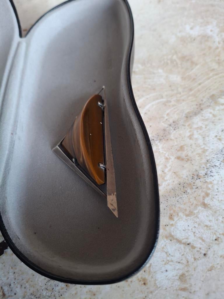 Broche hanger, Ophalen of Verzenden, Zo goed als nieuw, Zilver, Zilver