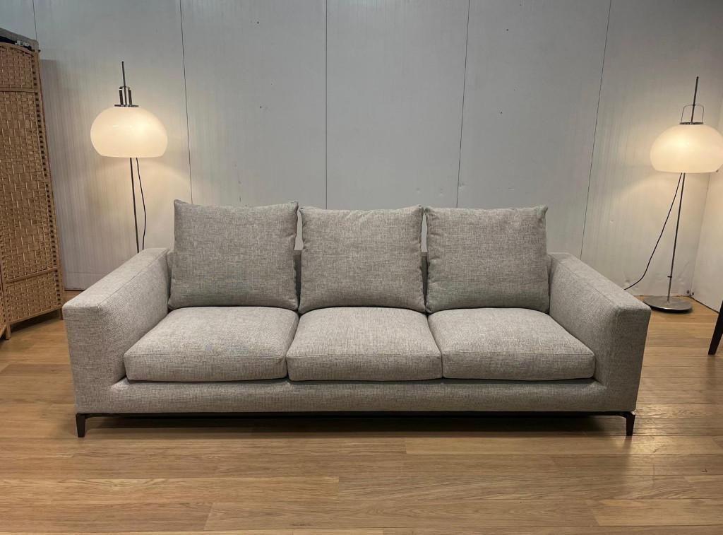 NIEUW Minotti Andersen Bank + GARANTIE NP €12.500, https://www.minotti.com/en, 100 tot 125 cm, Minotti, Nieuw