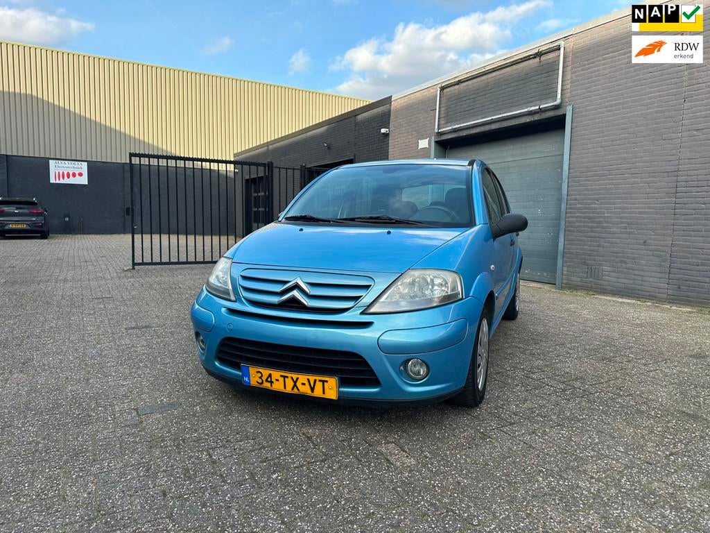 Citroen C3 1.4i Ambiance Clima Cruise PDC APK NAP Dealer ond, Voorwielaandrijving, 1160 kg, Blauw, Origineel Nederlands