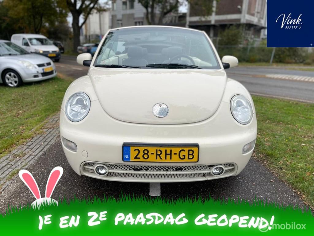 Volkswagen New Beetle Cabriolet 1.6 Turijn Comfort | NL & NA, Stof, Gebruikt, 4 cilinders, Cabriolet